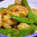 Rick_t's cooksnap of when they made 海老とスナップエンドウのマヨネーズ炒め.
