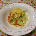さとっち★'s cooksnap of when they made きゅうりと卵のしっとりゴママヨ和え✿.