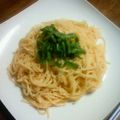 sho悠's cooksnap of when they made 和えるだけ～ッ!!明太子スパゲティ♪.
