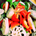 ♪まるえ's cooksnap of when they made カレー風味の野菜の焼きびたし.