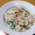 chocospoon's cooksnap of when they made まろやか☆蓮根・きゅうり・竹輪のサラダ.