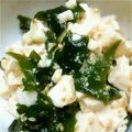 aimama035's cooksnap of when they made 豆腐とワカメの胡麻サラダ.