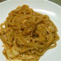 ウエムキ's cooksnap of when they made あまずっぱい♪甘酢しょうゆの卵うどん♪.