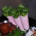 emiwa's cooksnap of when they made きゅうりとかいわれのハム巻き巻きw.