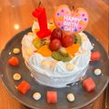 tomoeクック's cooksnap of when they made 簡単☆1歳の誕生日ケーキ☆離乳食完了期.