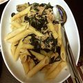 とーちゃ's cooksnap of when they made なすとほうれん草のパスタ.