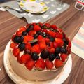 ミツマメ's cooksnap of when they made ◆しっとり・ふわふわ＊チョコスポンジ◆.
