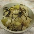 miyuki12's cooksnap of when they made しめじサツマイモ塩昆布の炊き込みご飯.