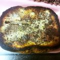 kannnyaman's cooksnap of when they made ✿練乳トースト　ココア味✿.