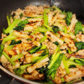 だっくす's cooksnap of when they made 小松菜とちくわの中華炒め.