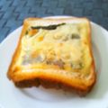 八重樫's cooksnap of when they made 韓国のりとマヨチーズのトースト.