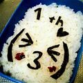 柳やなぎ's cooksnap of when they made ☆かわいい顔文字弁当☆.