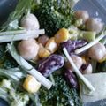 はーとの1's cooksnap of when they made 水菜と豆のサラダ.