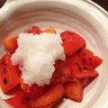 liarra's cooksnap of when they made 焼きパプリカのおろし和え.