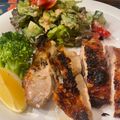 Faiza's cooksnap of when they made 魚焼きグリルで♪鶏もも肉のうま塩焼き.