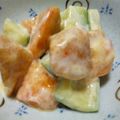 ｗｏａｉｎｉ's cooksnap of when they made とっても簡単♡柿サラダ.