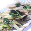 のんのんSTELLA's cooksnap of when they made ごぼうとセロリの葉のきんぴら.
