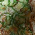 nyanyanga's cooksnap of when they made 本格味！切りもち＊ピザ.