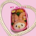 くりりんかな's cooksnap of when they made マイメロおにぎり.