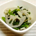 weston's cooksnap of when they made ほうれん草とれんこんの黒胡麻ナムル.