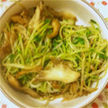サヤマサ's cooksnap of when they made 豆苗ともやしと舞茸炒め.