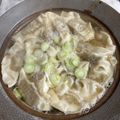 ナピト's cooksnap of when they made 簡単リメイク。餃子のタネで極旨スープ.
