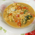 futaba8's cooksnap of when they made トマトとオクラの卵とじ.