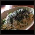 Sungjong's cooksnap of when they made 釜揚げしらすと青ネギの和風パスタ.