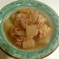 ちやちゃんさん's cooksnap of when they made 大根 シーチキン 油揚げ煮物.