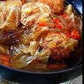 popo's cooksnap of when they made 野菜と肉団子の煮込み.