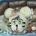 ごんべい君's cooksnap of when they made しまじろう☆サンタ★キャラ弁.