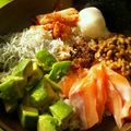 znooti's cooksnap of when they made サーモンアボカド丼.