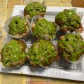 hiyoko17's cooksnap of when they made 抹茶とホワイトチョコの絶品マフィン！＊.