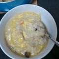 kuuuuta's cooksnap of when they made ズボラにコク旨！チーズと味噌de雑炊.