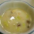 ちゅぱとおっちのまま's cooksnap of when they made きのこたっぷり！豆乳みそスープ.