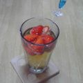 yuri+'s cooksnap of when they made 春♡ノンアルコールいちごのカクテル風.