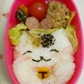 マイページ's cooksnap of when they made ニャンコ先生 弁当(*^^*) キャラ弁.