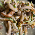 ロミみ's cooksnap of when they made 簡単副菜♪ちくわと水菜の卵とじ♪.