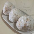 papikun's cooksnap of when they made チャーハン風おにぎり.