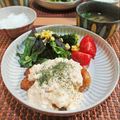 イベ長's cooksnap of when they made ❀揚げない☆鶏もも肉でチキン南蛮❀.