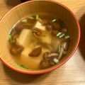 しましまあひる's cooksnap of when they made なめこと豆腐のピリ辛スープ.