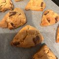 たかみん☆'s cooksnap of when they made HMと強力粉でザクザク簡単チョコスコーン.