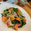 τомоко's cooksnap of when they made ほうれん草と新玉ねぎの中華風サラダ.