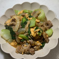 ♪ゆかたん♡'s cooksnap of when they made 青梗菜と豚肉のたまご炒め.