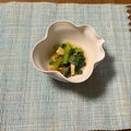 yesmama's cooksnap of when they made 簡単♪　小松菜と小揚のあっさり煮浸し.