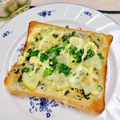 みっちゃん❇️68's cooksnap of when they made シラスと胡麻のはちみつトースト🐝🍯.