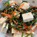 クックMTD1Y9☆'s cooksnap of when they made ほうれん草と豆腐のナムル風サラダ.