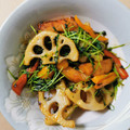 干芋くん's cooksnap of when they made 豆苗と蓮根、豚肉のオイスターソース炒め.