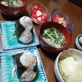 よちりん's cooksnap of when they made 生姜入り♪揚げ玉とごま塩のおにぎり.
