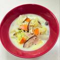 あっこ姉's cooksnap of when they made ✿野菜たっぷり中華豆乳スープ✿.